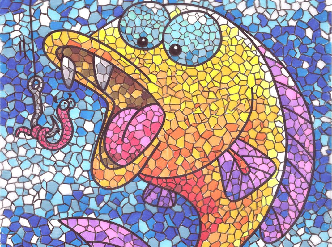 Colouring example fish