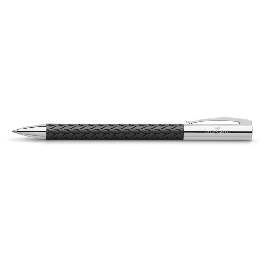 Faber-Castell - Ambition 3D Leaves twist ballpoint pen, black