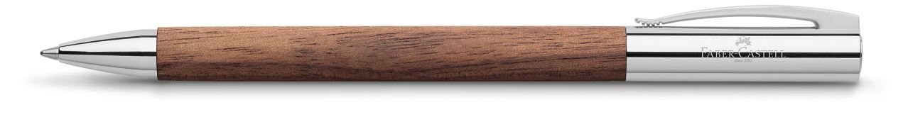Faber-Castell - Ambition walnut wood twist ballpoint pen, B, brown