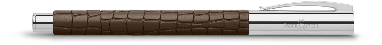 Faber-Castell - Ambition 3D Croco fountain pen, F, brown