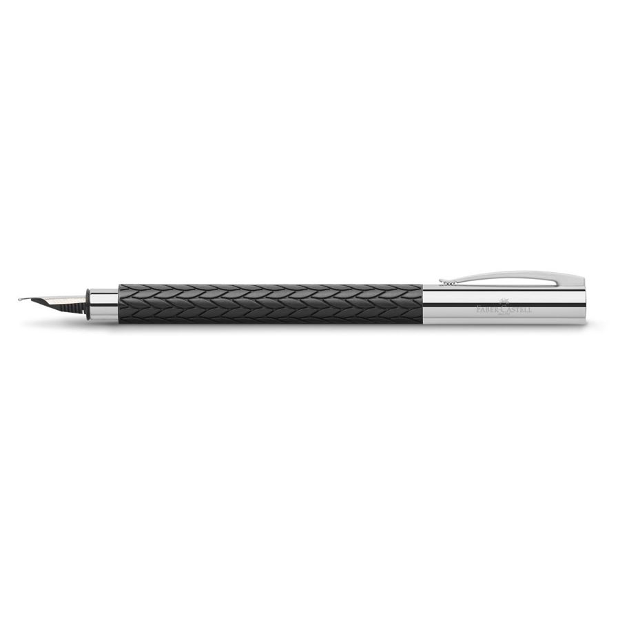 Faber-Castell - Ambition 3D Leaves fountain pen, EF, black