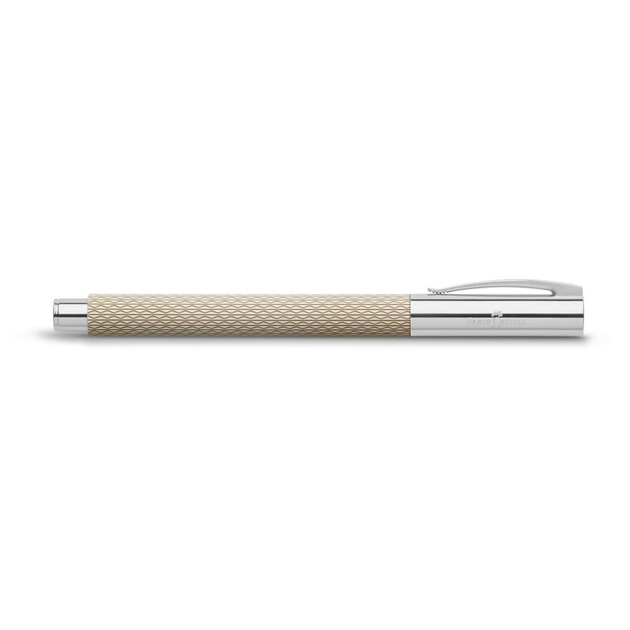 Faber-Castell - Ambition OpArt White Sand fountain pen, M