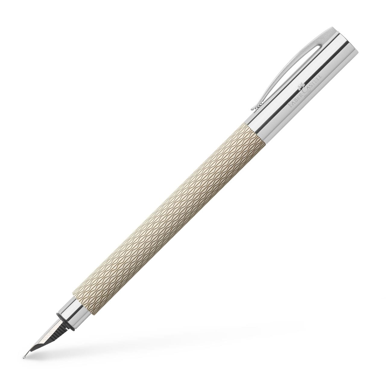 Faber-Castell - Ambition OpArt White Sand fountain pen, F