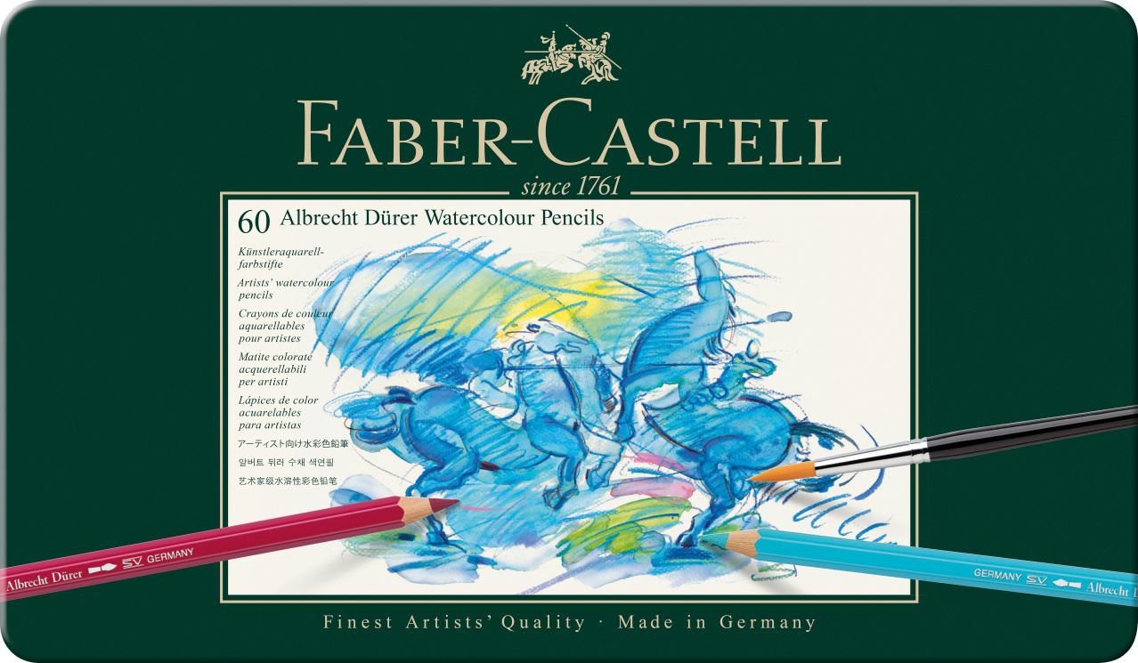 Faber-Castell - Albrecht Dürer watercolour pencil, tin of 60