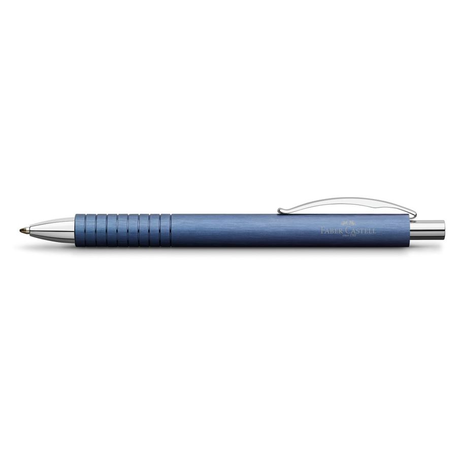 Faber-Castell - Essentio Aluminium ballpoint pen, B, blue