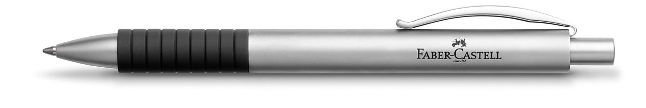 Faber-Castell - Essentio Metal ballpoint pen, B, silver matt
