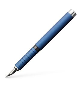 Faber-Castell - Essentio Aluminium fountain pen, F, blue