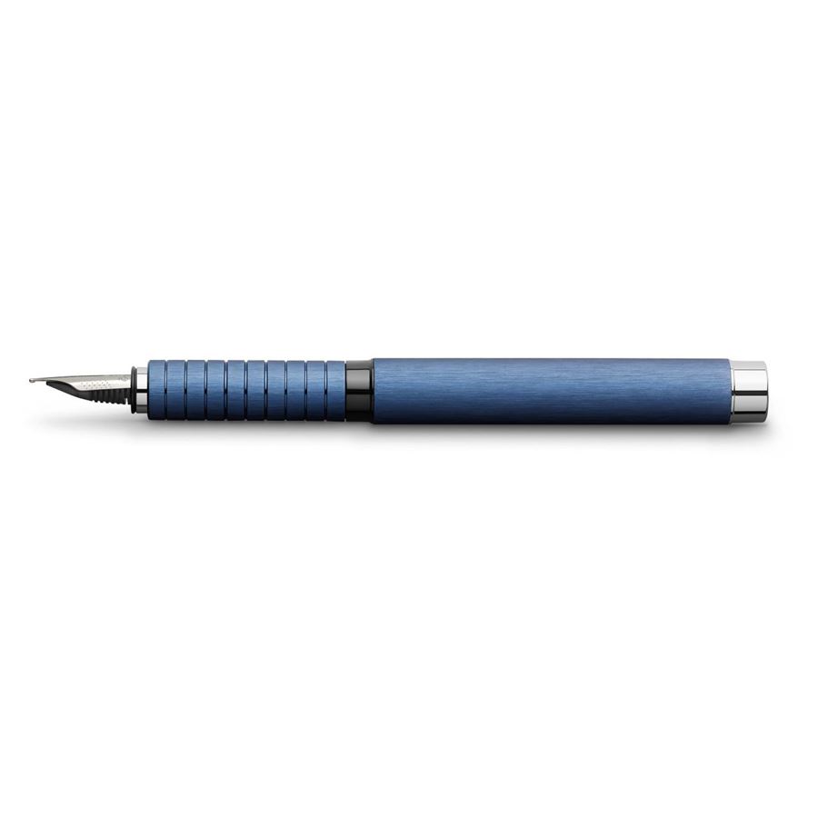 Faber-Castell - Essentio Aluminium fountain pen, B, blue