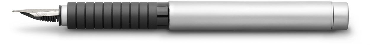 Faber-Castell - Essentio Metal fountain pen, F, silver matt