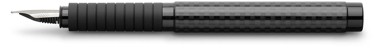 Faber-Castell - Essentio Carbon fountain pen, F, black