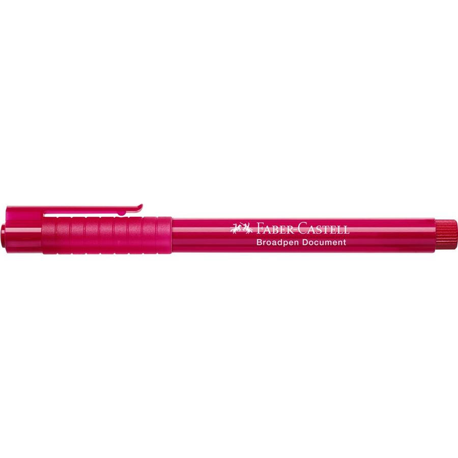 Faber-Castell - Fibre tip pen Broadpen document red