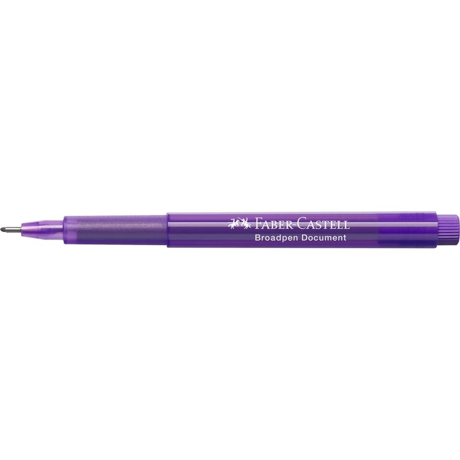 Faber-Castell - Fibre tip pen Broadpen document violet