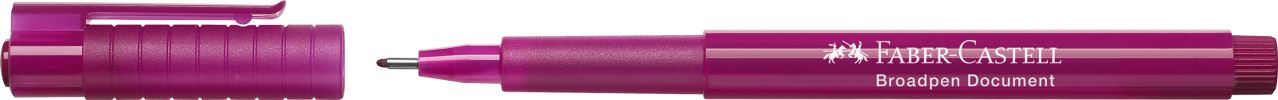 Faber-Castell - Fibre tip pen Broadpen document magenta