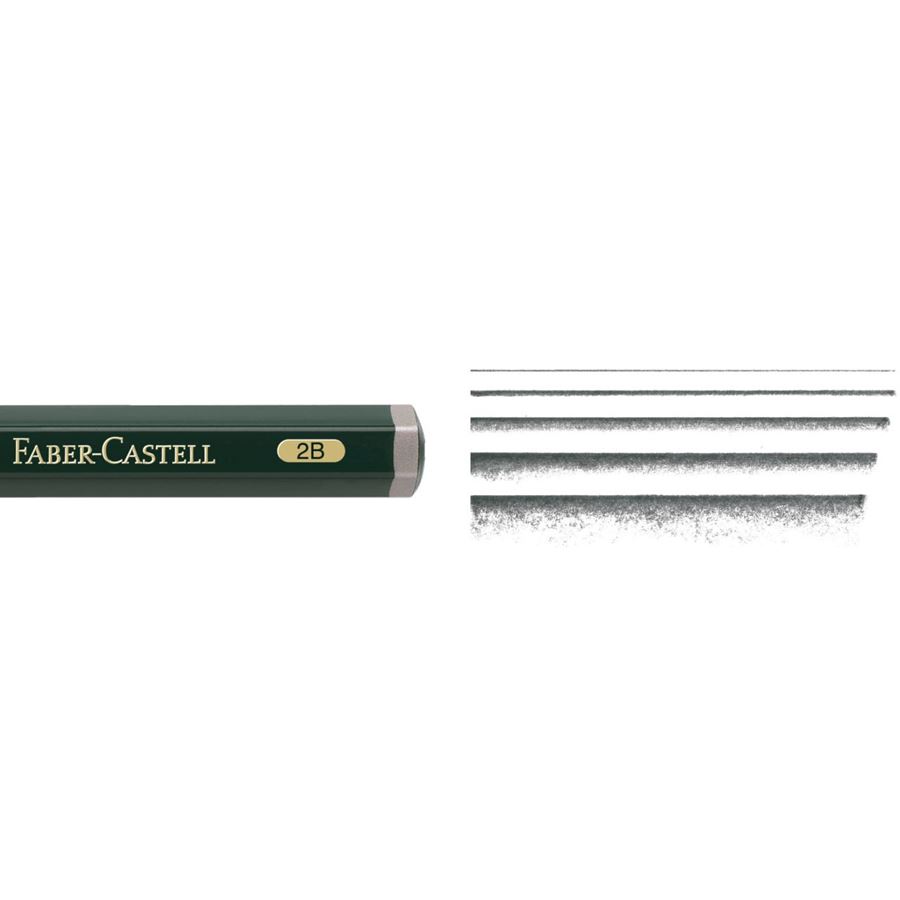 Faber-Castell - Castell 9000 Jumbo graphite pencil, 2B