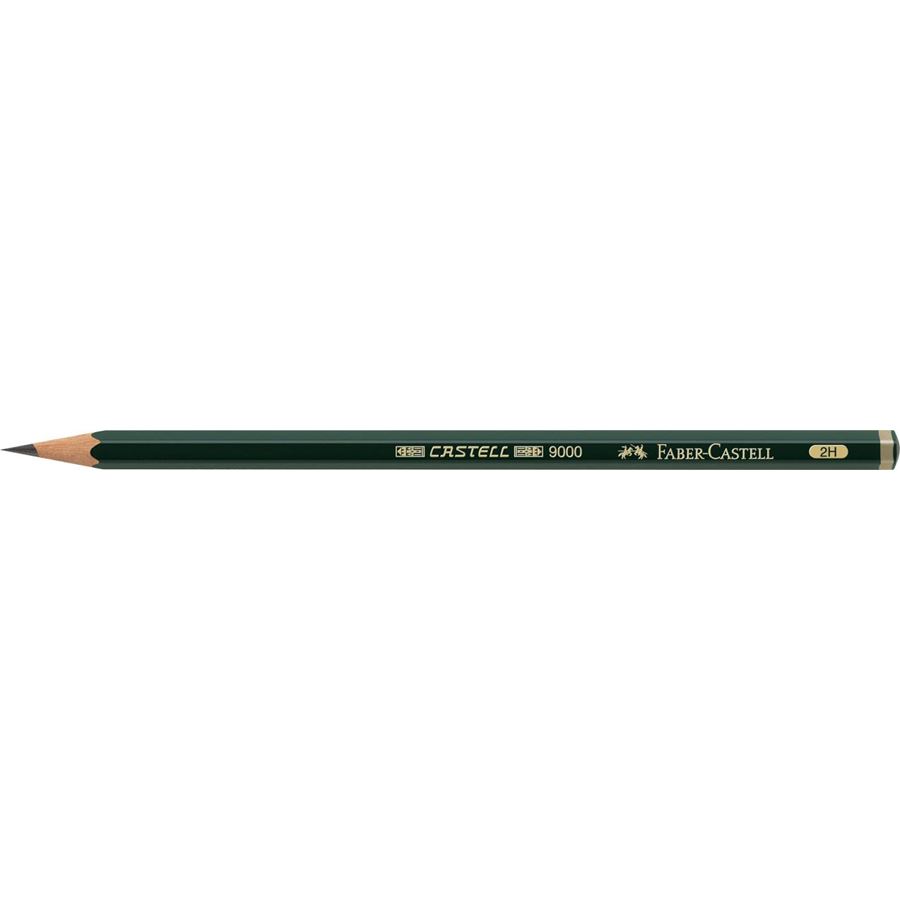 Faber-Castell - Castell 9000 graphite pencil, 2H