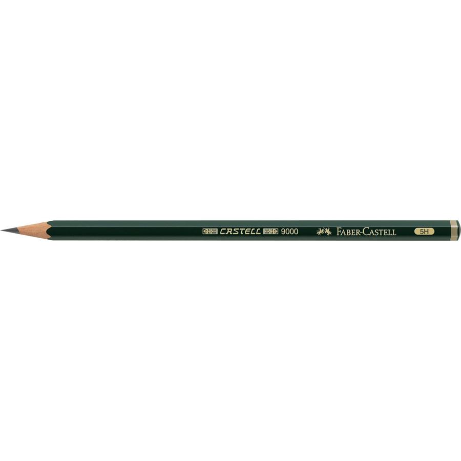 Faber-Castell - Castell 9000 graphite pencil, 5H