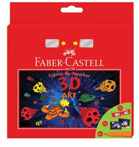 Faber-Castell - Connector felt tip pen, 3D set