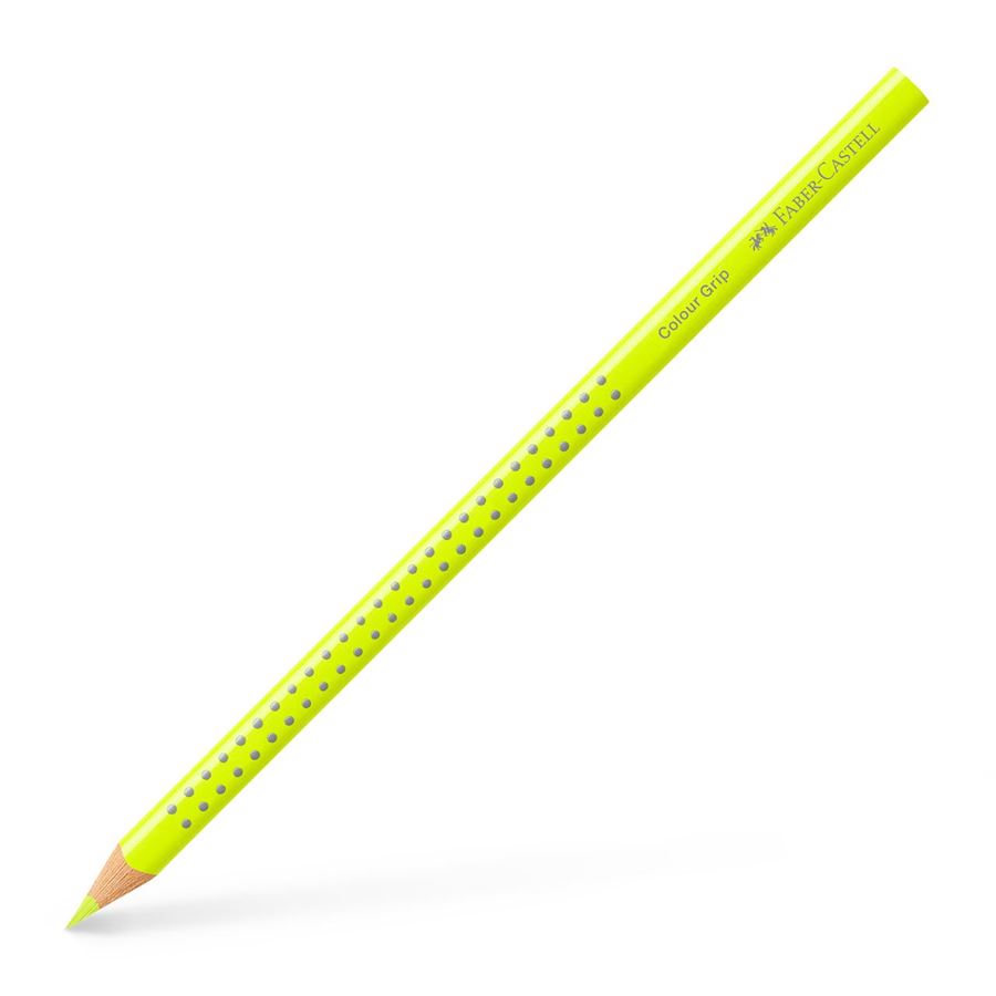 Faber-Castell - Colour Grip colour pencil, Yellow neon