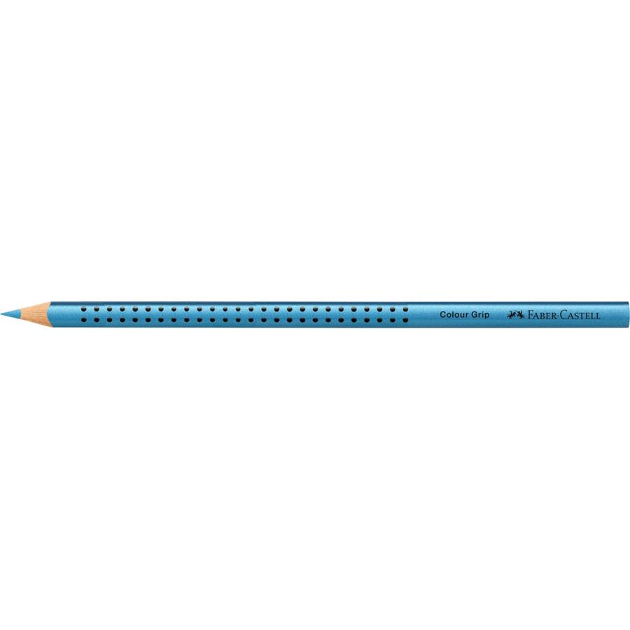 Faber-Castell - Colour Grip colour pencil, Blue metallic
