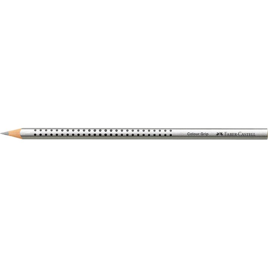Faber-Castell - Colour Grip colour pencil, Silver