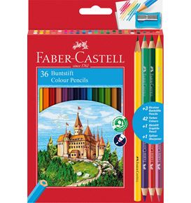 Faber-Castell - Classic Colour colour pencils, cardboard wallet, 41 pieces