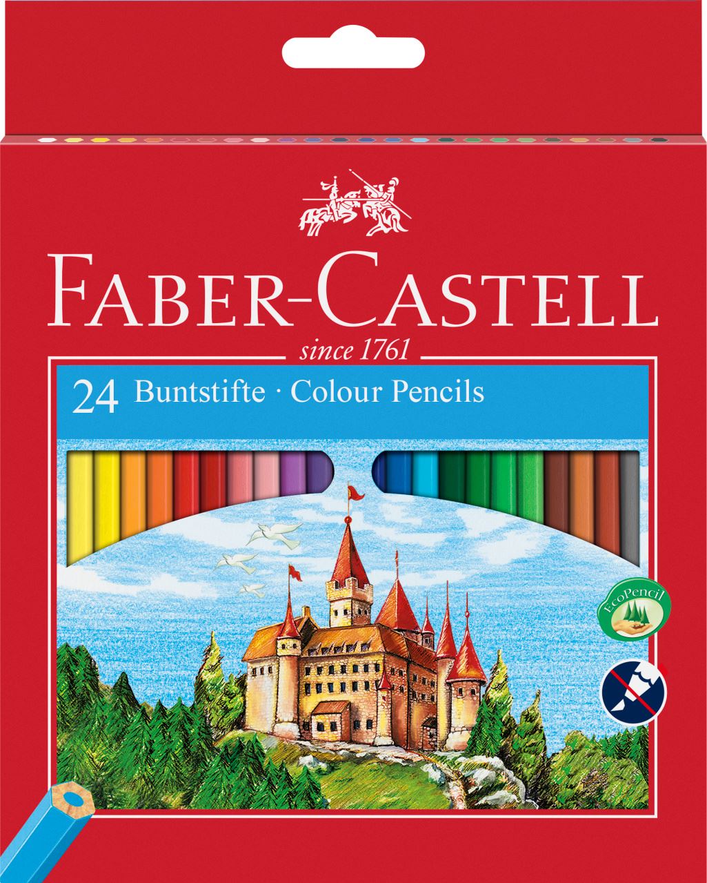 Faber-Castell - Classic Colour colour pencil, cardboard wallet of 24