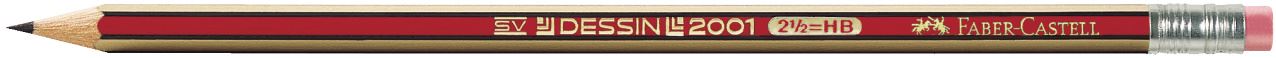 Faber-Castell - Dessin 2001 graphite pencil with eraser, HB