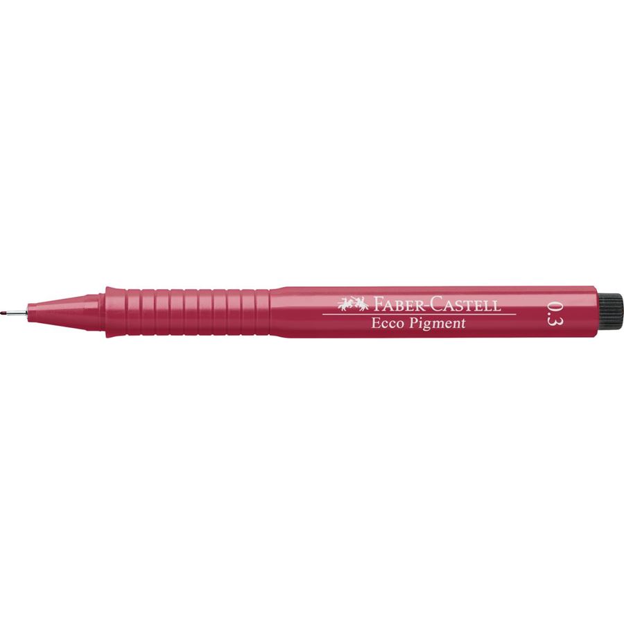 Faber-Castell - Ecco Pigment Fineliner, 0.3 mm, red