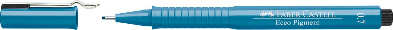 Faber-Castell - Ecco Pigment Fineliner, 0.7 mm, blue