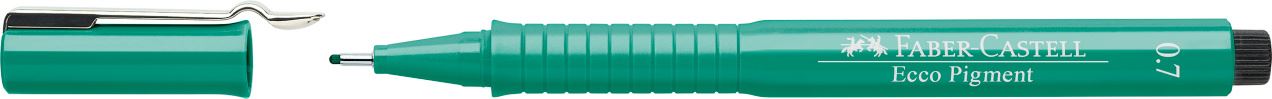 Faber-Castell - Ecco Pigment Fineliner, 0.7 mm, green