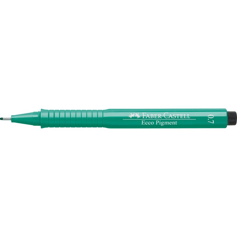 Faber-Castell - Ecco Pigment Fineliner, 0.7 mm, green