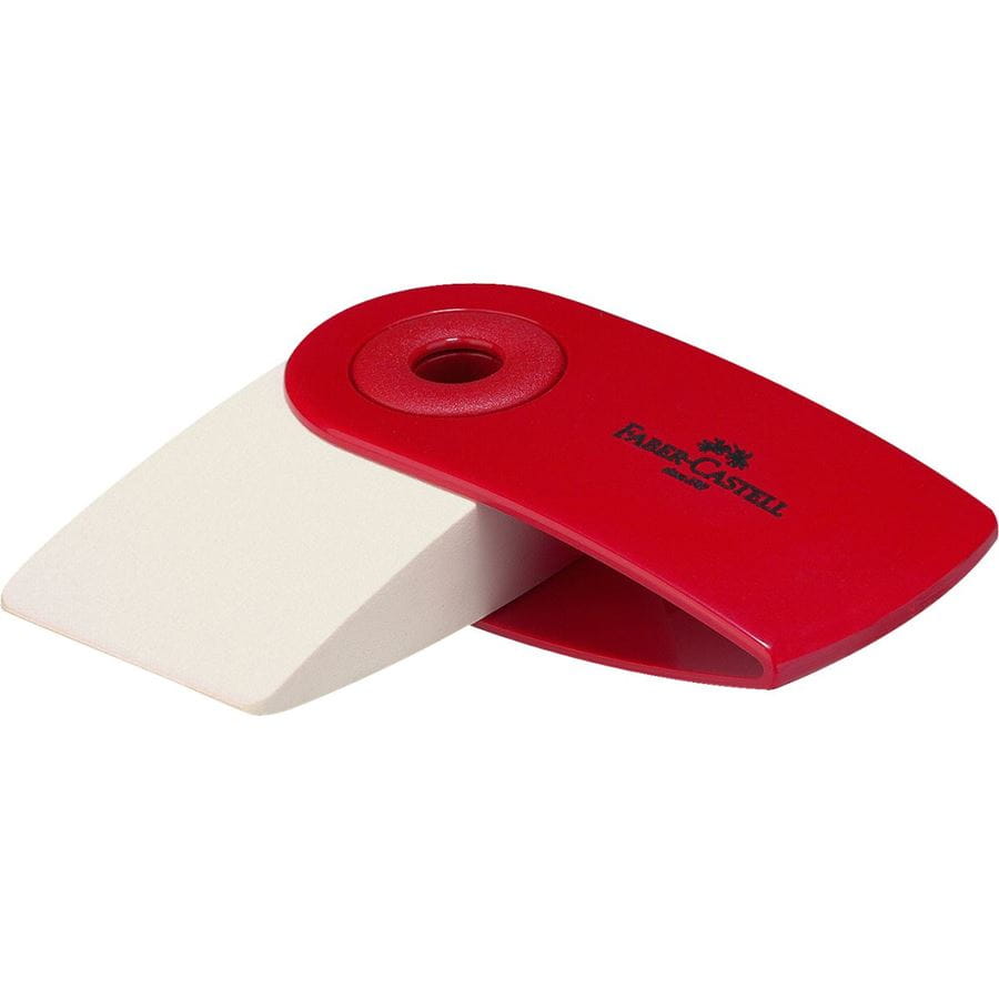 Faber-Castell - Sleeve eraser, red/blue