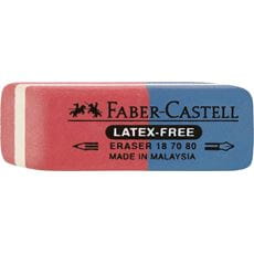 Faber-Castell - 7070-80 latex-free eraser for ink/pencil