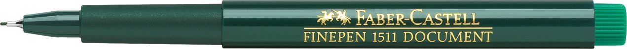 Faber-Castell - Finepen 1511 fineliner, 0.4 mm green