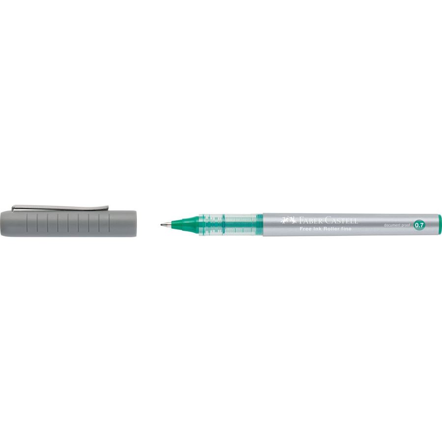Faber-Castell - Free Ink rollerball, 0.7 mm, green