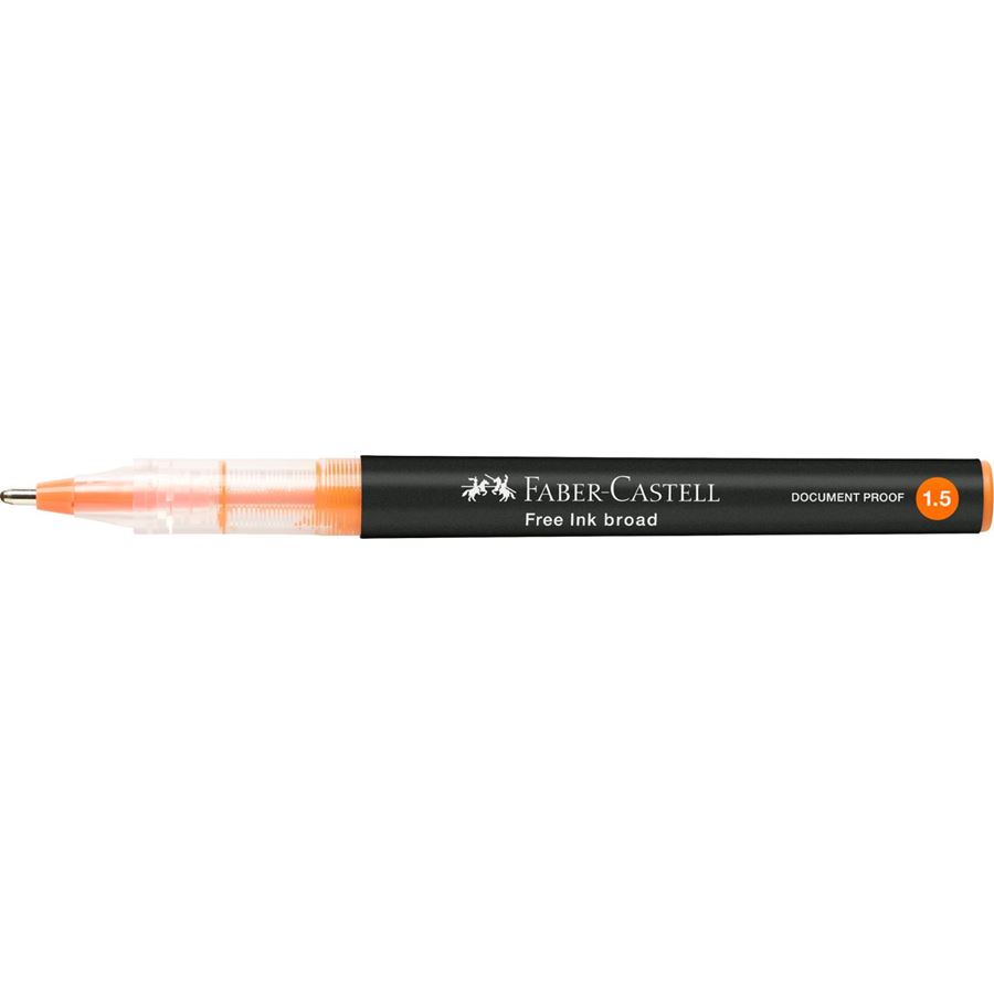 Faber-Castell - Free Ink rollerball, 1.5 mm, orange