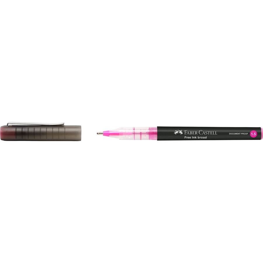 Faber-Castell - Free Ink rollerball, 1.5 mm, pink