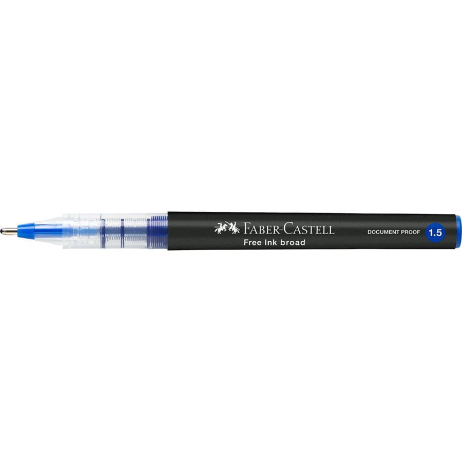 Faber-Castell - Free Ink rollerball, 1.5 mm, blue