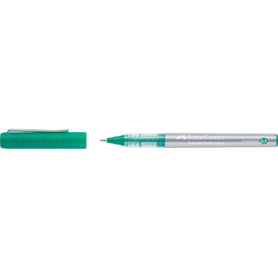 Faber-Castell - Free Ink rollerball, 0.5 mm, green