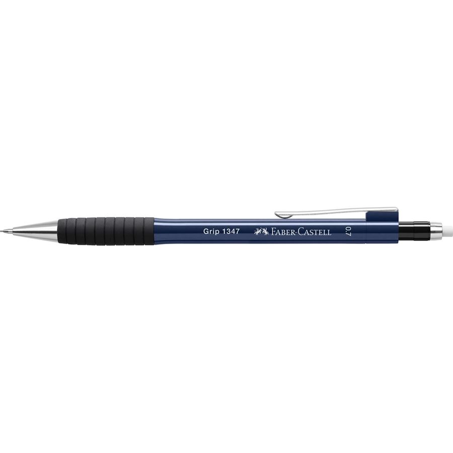 Faber-Castell - Grip 1347 mechanical pencil, 0.7 mm, navy blue