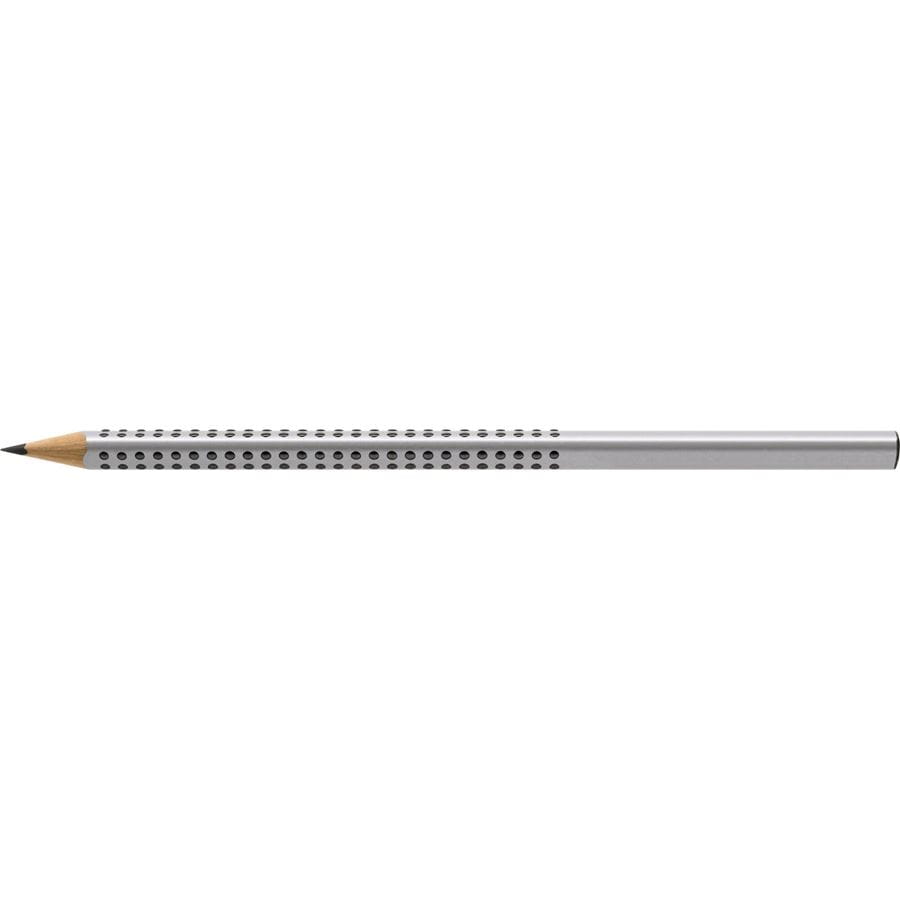 Faber-Castell - Grip 2001 graphite pencil, HB, silver