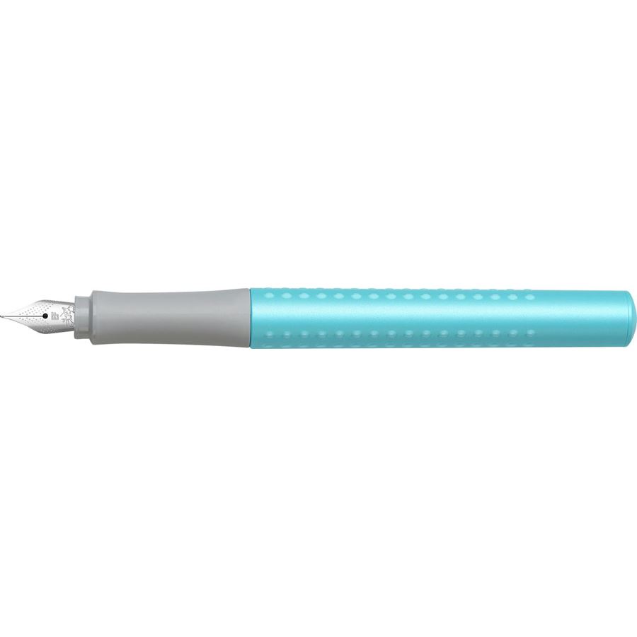 Faber-Castell - Fountain pen Grip Pearl Edition EF turquoise