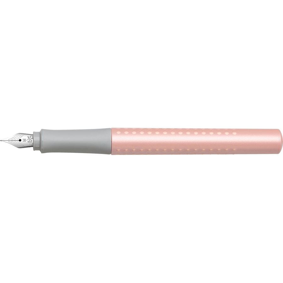Faber-Castell - Fountain pen Grip Pearl Edition M rose
