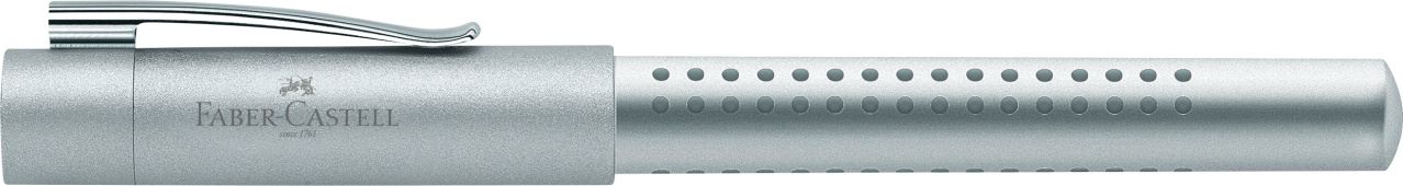 Faber-Castell - Grip 2011 fountain pen, nib width EF, silver