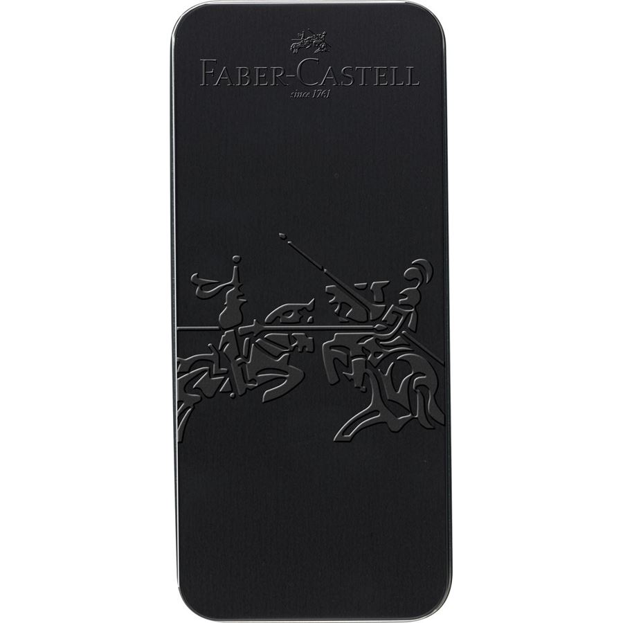 Faber-Castell - Grip 2011 fountain pen gift set, black, 2 pieces