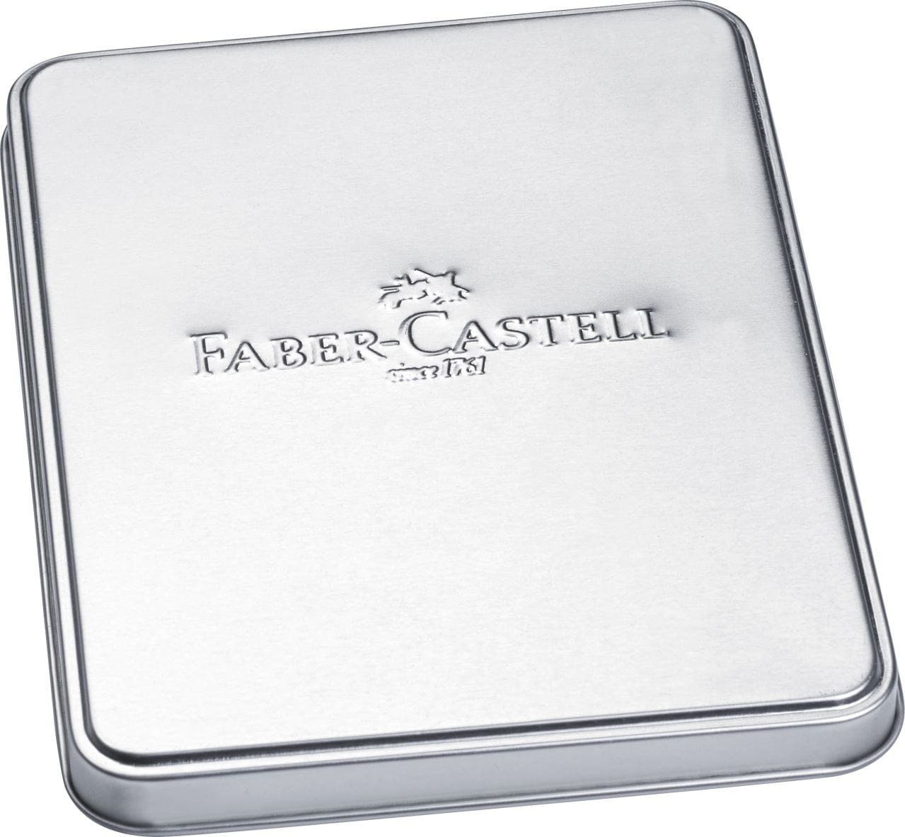 Faber-Castell - Grip 2011 fountain pen, gift set, silver, 4 pieces