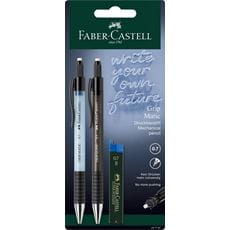 Faber-Castell - Grip Matic mechanical pencil set, 0.7 mm, 2 pieces