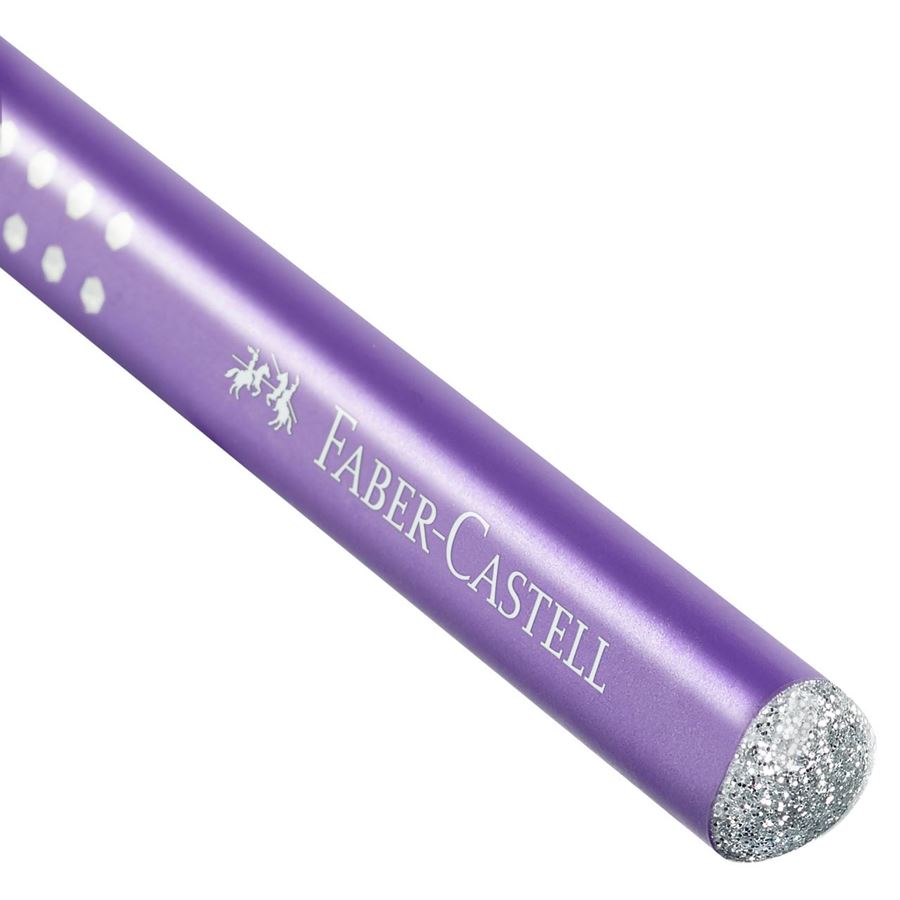 Faber-Castell - Jumbo Sparkle graphite pencil, purple