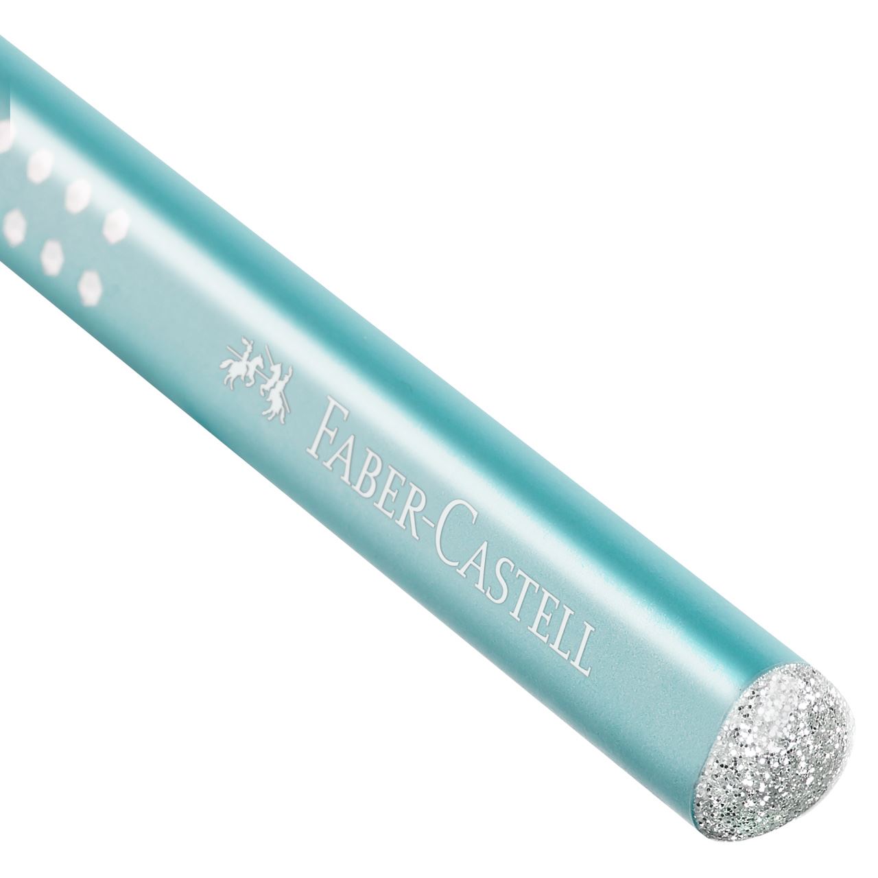 Faber-Castell - Jumbo Sparkle graphite pencil, turquoise