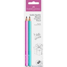 Faber-Castell - Jumbo Sparkle graphite pencil set, autumn, 2 pieces